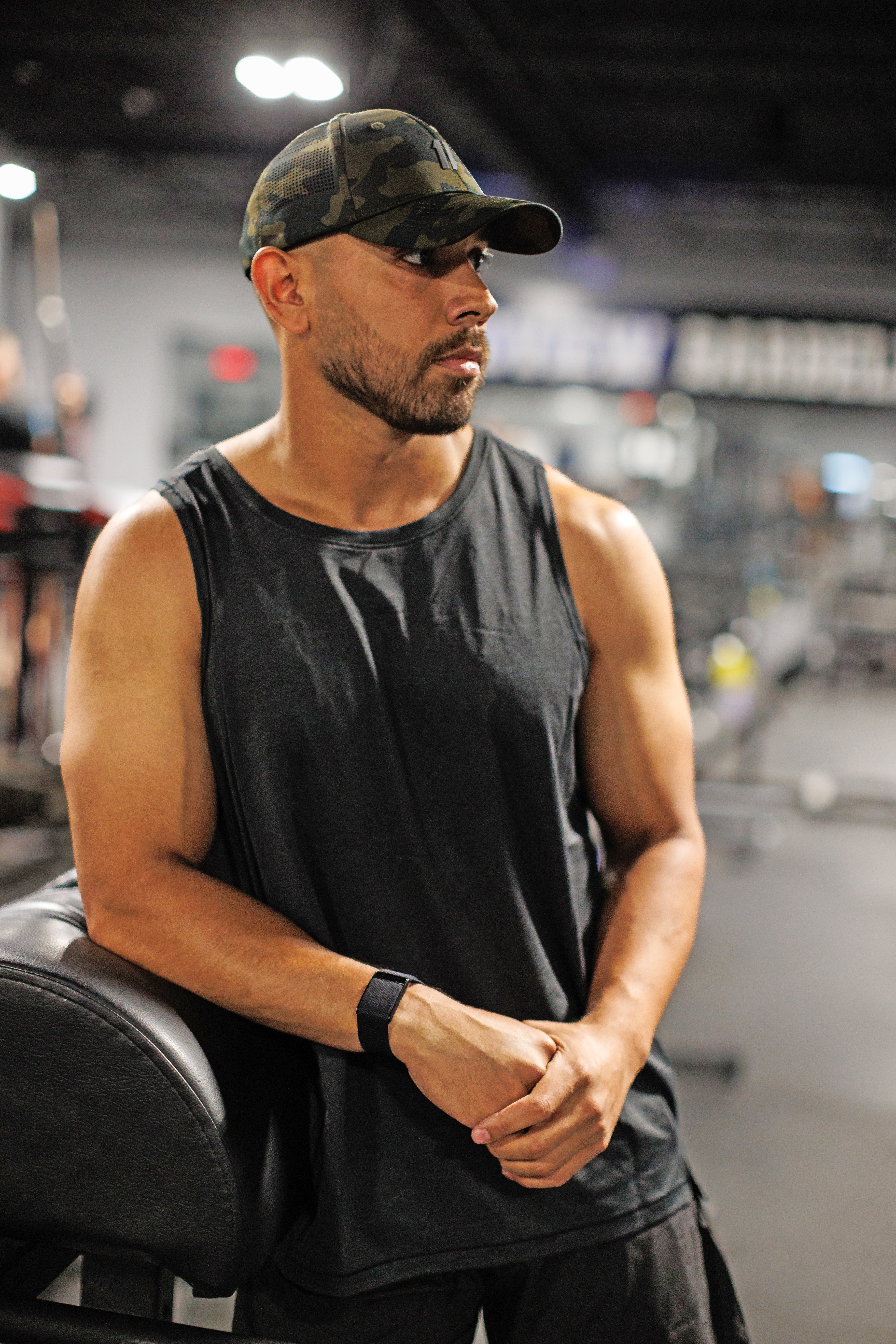 Mens Workout Hat - The Rise & Grind