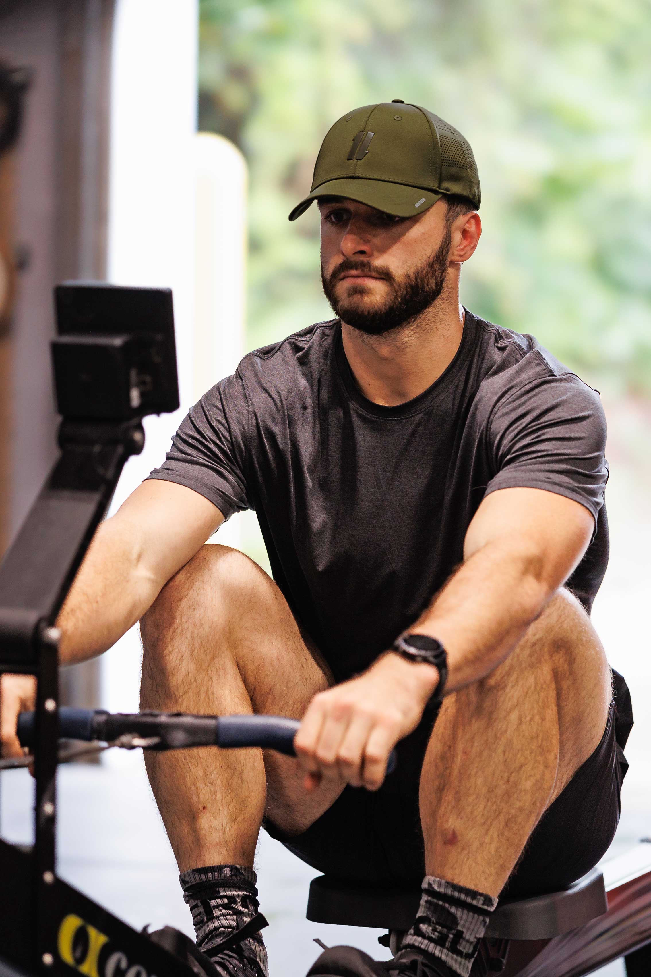 Mens Workout Hat - The Rise & Grind