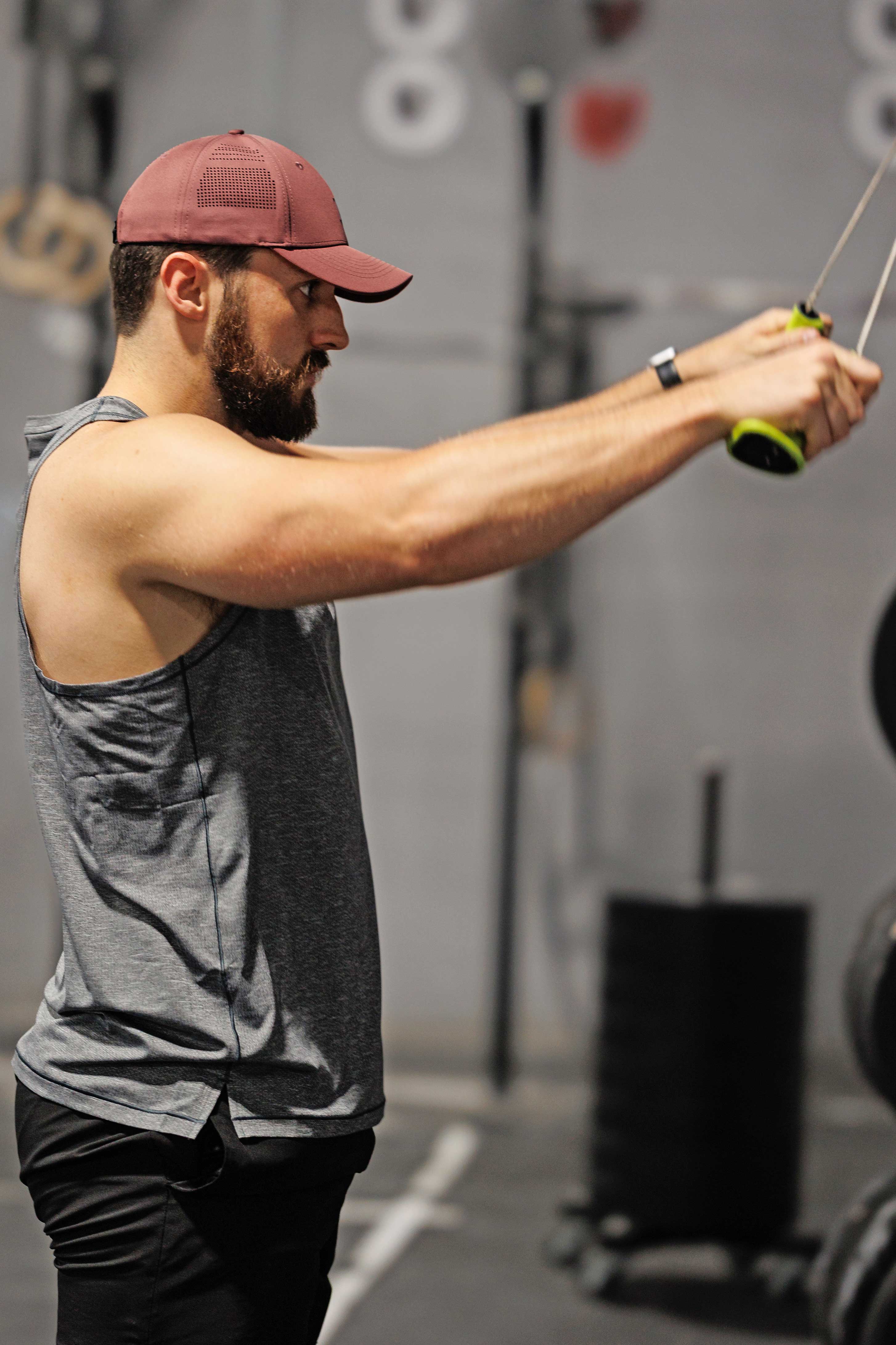 Mens Workout Hat - The Rise & Grind