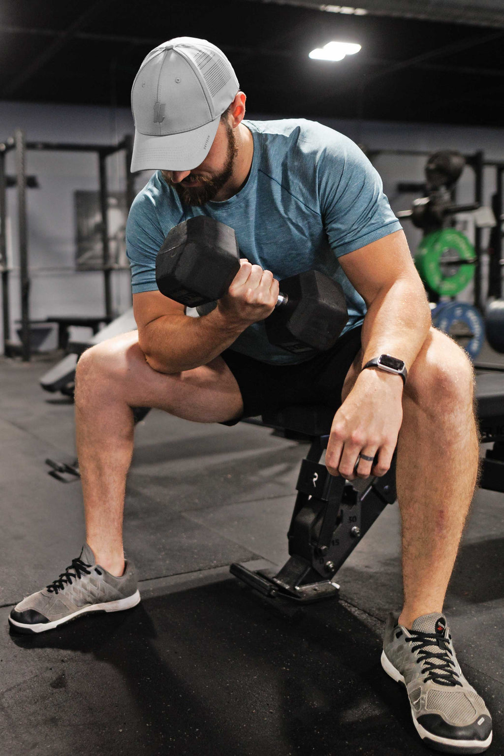 Mens Workout Hat - The Rise & Grind