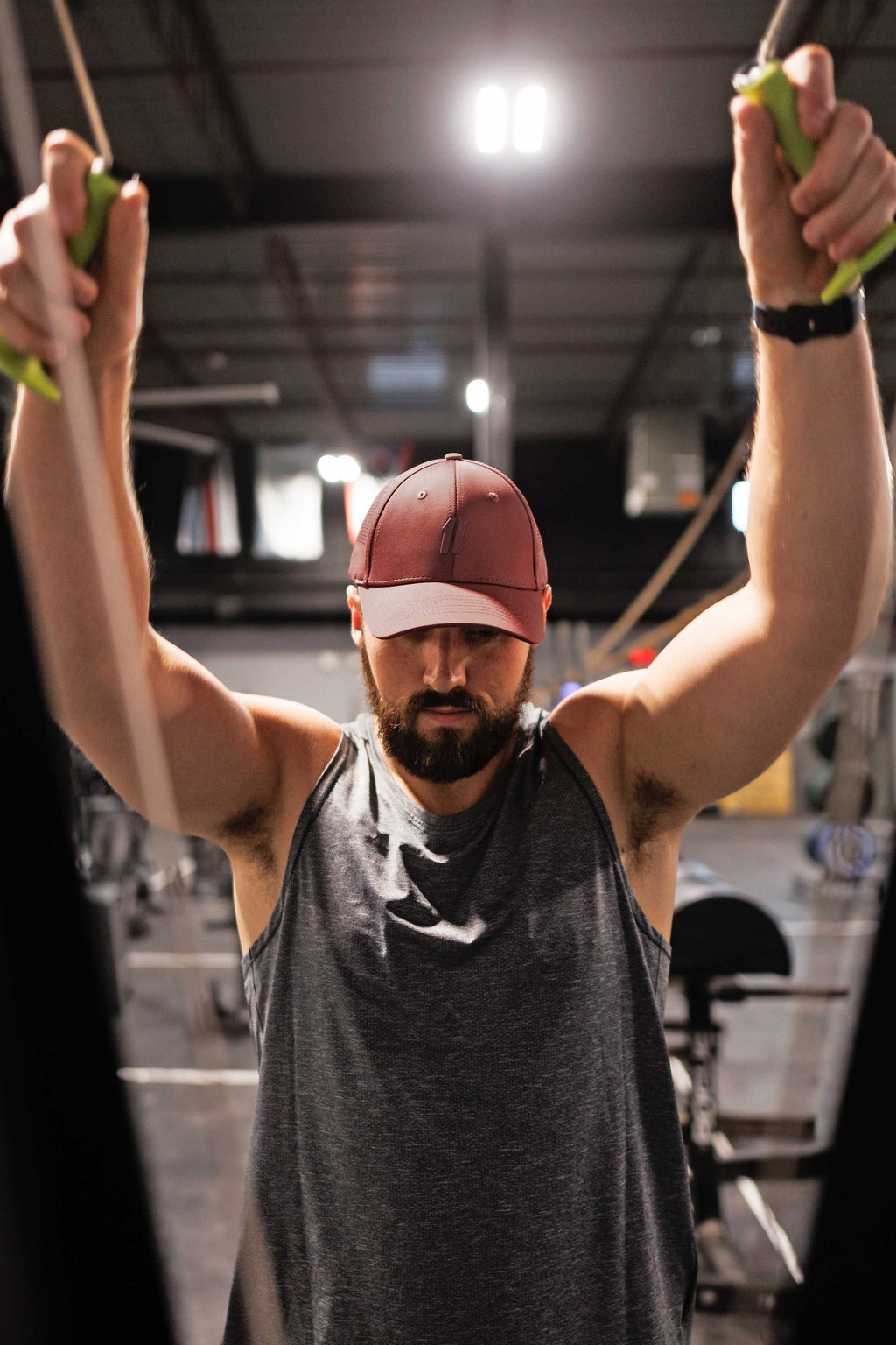 Mens Workout Hat - The Rise & Grind