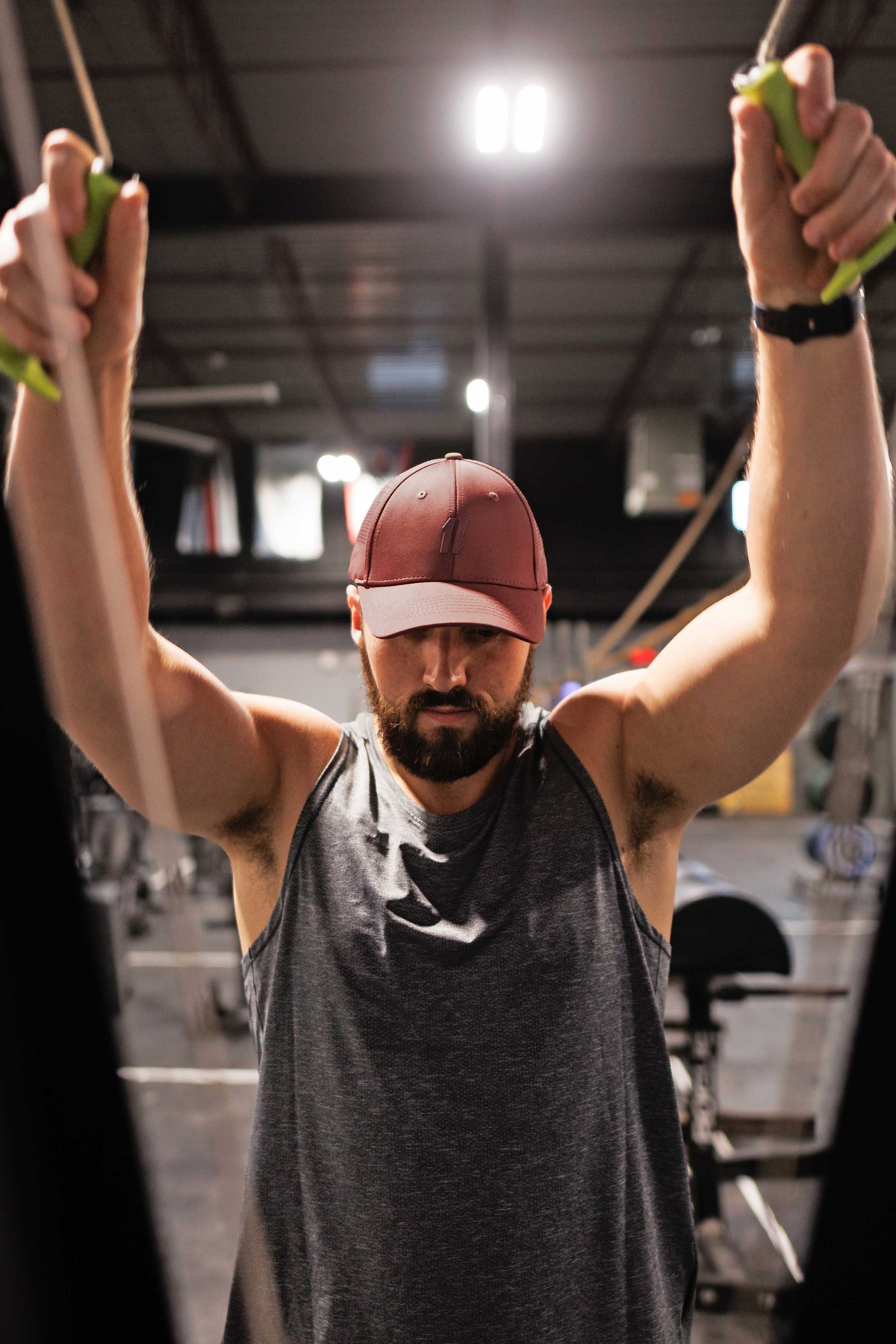 Mens Workout Hat - The Rise & Grind